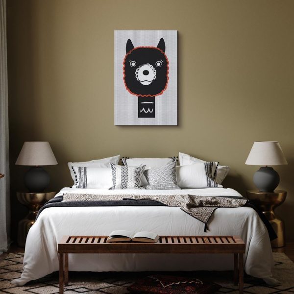 Tableau - Decorative Alpaca (1 Part) Vertical