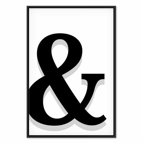 Tableau - Decorative Letter (1 Part) Vertical