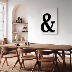 Tableau - Decorative Letter (1 Part) Vertical