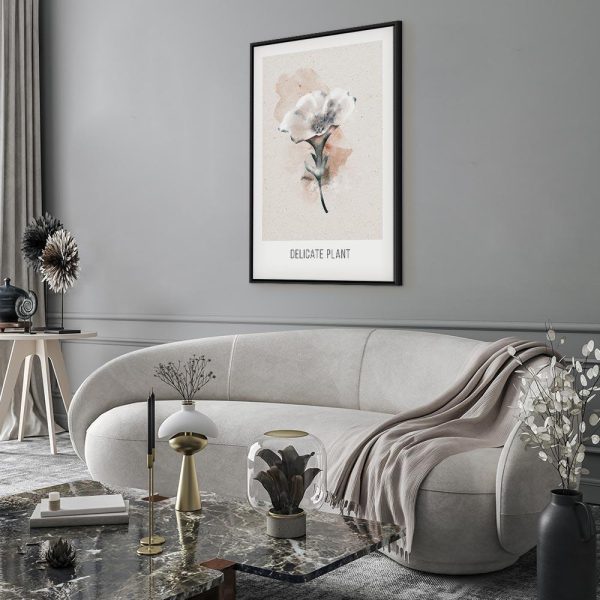 Tableau - Delicate Plant (1 Part) Vertical