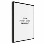 Tableau - Don't Forget to Be Awesome! (1 Part) Vertical