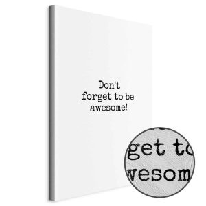 Tableau - Don't Forget to Be Awesome! (1 Part) Vertical