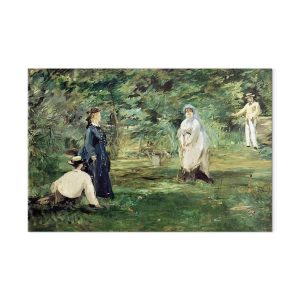 Tableau - Edouard Manet – The Croquet Party in Paris