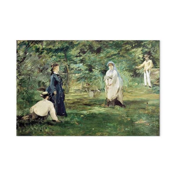 Tableau - Edouard Manet – The Croquet Party in Paris