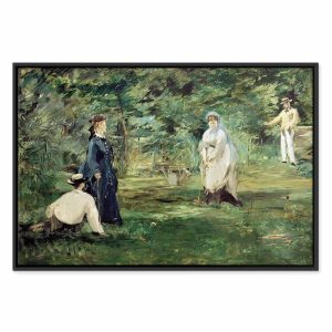 Tableau - Edouard Manet – The Croquet Party in Paris