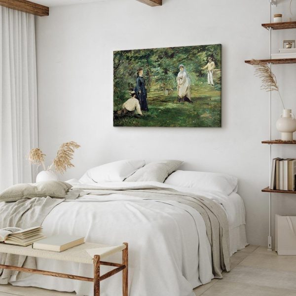 Tableau - Edouard Manet – The Croquet Party in Paris