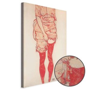 Tableau - Egon Schiele – Standing Woman in Red