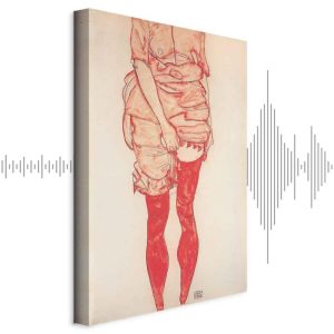 Tableau - Egon Schiele – Standing Woman in Red