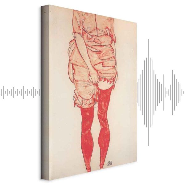 Tableau - Egon Schiele – Standing Woman in Red