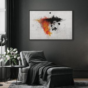 Tableau - Expression of Red (1 Part) Wide