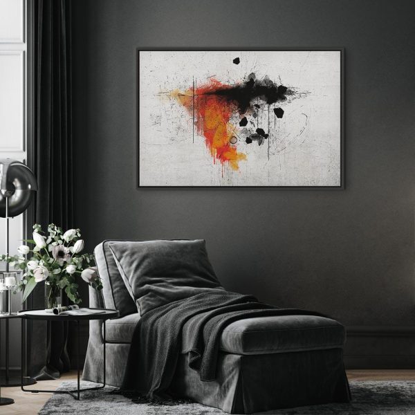 Tableau - Expression of Red (1 Part) Wide