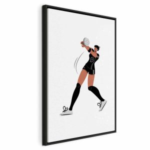 Tableau - Female Volleyball Player Illustration