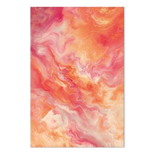 Tableau - Fiery Colors - Dynamic Shapes in Colors of Fire and Pink