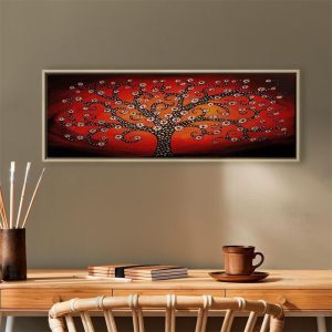 Tableau - Fiery Tree (1 Part) Narrow