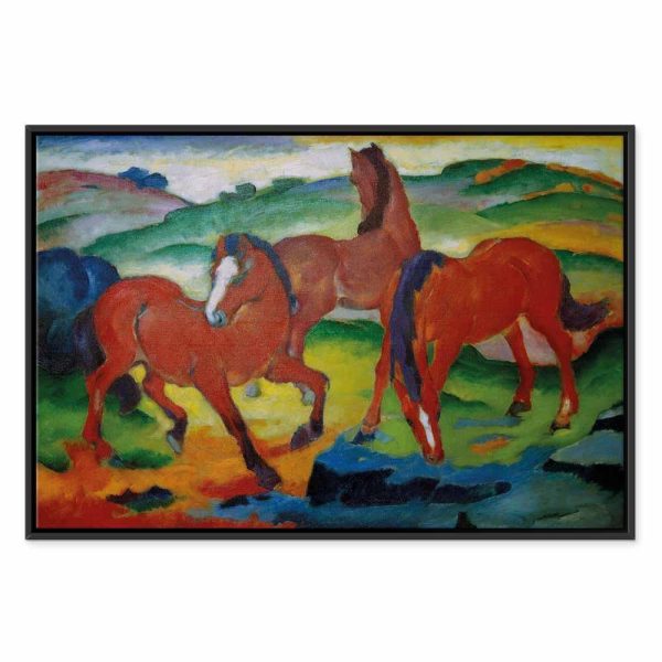 Tableau - Franz Marc – The Red Horses (Grazing Horses IV)