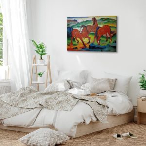 Tableau - Franz Marc – The Red Horses (Grazing Horses IV)