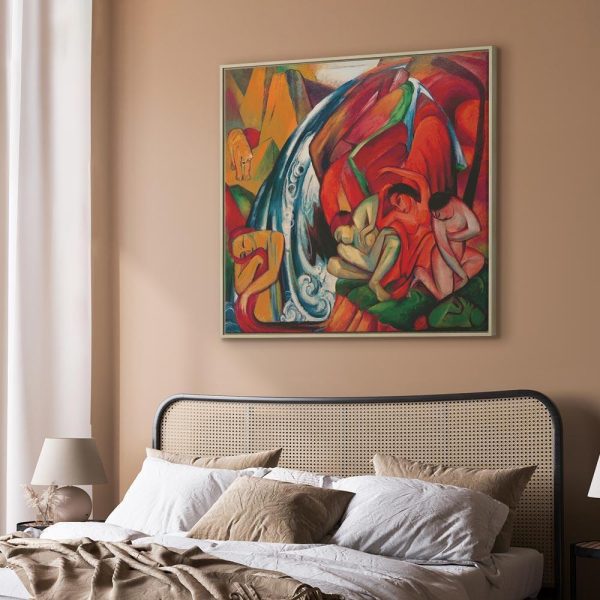 Tableau - Franz Marc – The waterfall (Women under a waterfall)