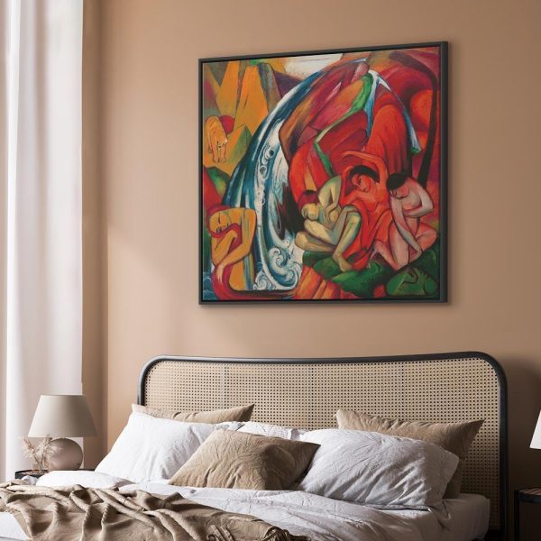 Tableau - Franz Marc – The waterfall (Women under a waterfall)