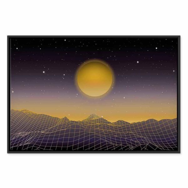 Tableau - Futuristic landscape 3 (1 Part) Wide