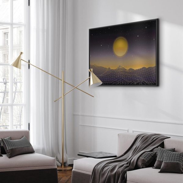 Tableau - Futuristic landscape 3 (1 Part) Wide