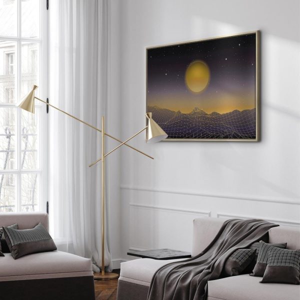 Tableau - Futuristic landscape 3 (1 Part) Wide