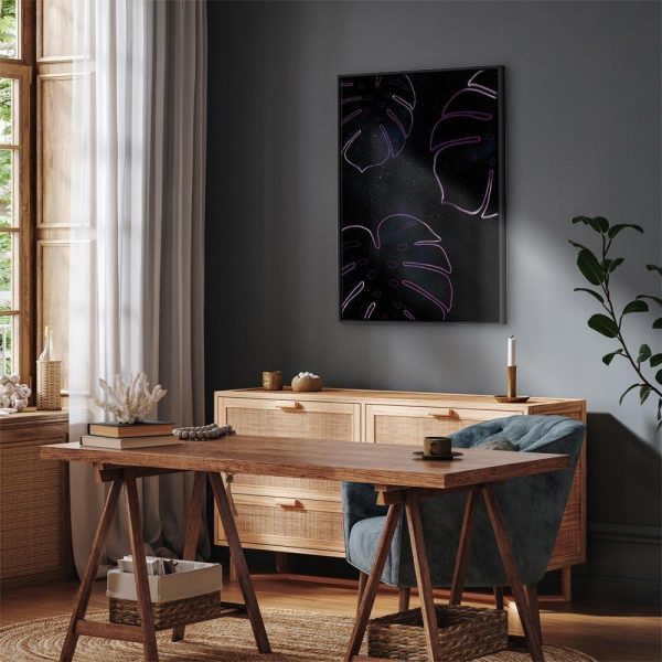 Tableau - Galactic Monstera (1 Part) Vertical