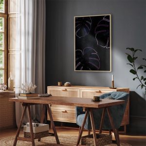 Tableau - Galactic Monstera (1 Part) Vertical