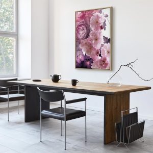 Tableau - Garden of Floral Scents (1-part) - Nature in Shades of Pink