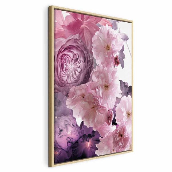 Tableau - Garden of Floral Scents (1-part) - Nature in Shades of Pink