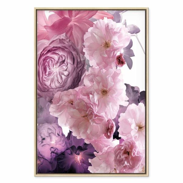 Tableau - Garden of Floral Scents (1-part) - Nature in Shades of Pink
