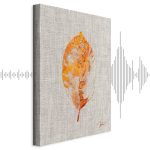 Tableau - Golden Flora (1 Part) Vertical