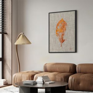 Tableau - Golden Flora (1 Part) Vertical