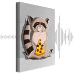 Tableau - Gourmand Raccoon (1 Part) Vertical