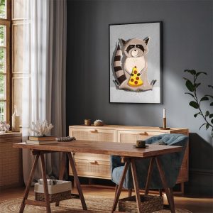 Tableau - Gourmand Raccoon (1 Part) Vertical