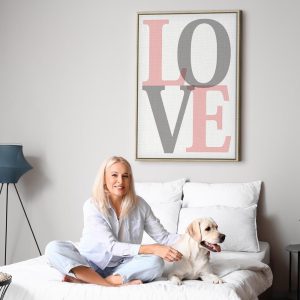 Tableau - Grey Love (1 Part) Vertical