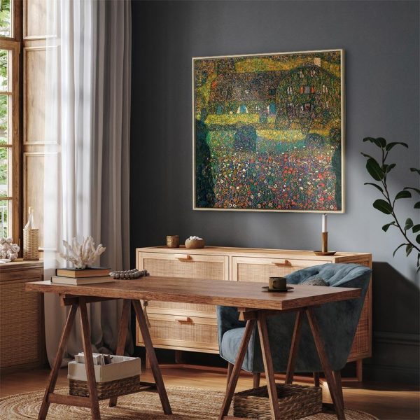 Tableau - Gustav Klimt – Country House on the Attersee Lake