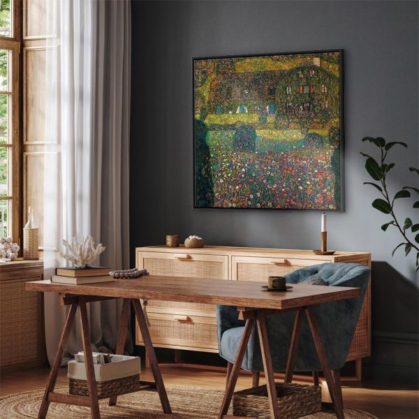 Tableau - Gustav Klimt – Country House on the Attersee Lake