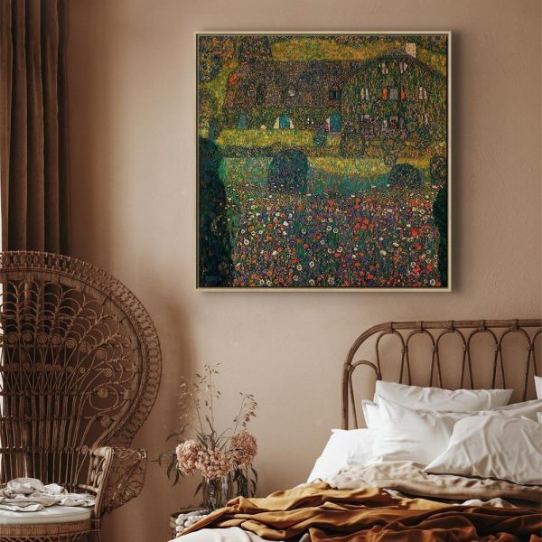Tableau - Gustav Klimt – Country House on the Attersee Lake