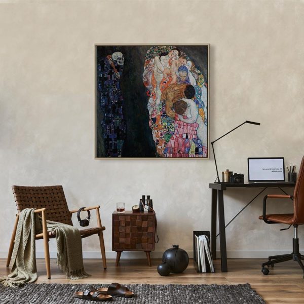 Tableau - Gustav Klimt – Death and Life