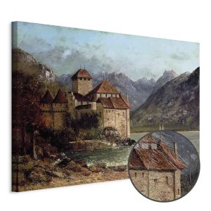 Tableau - Gustave Courbet -Chillon Castle