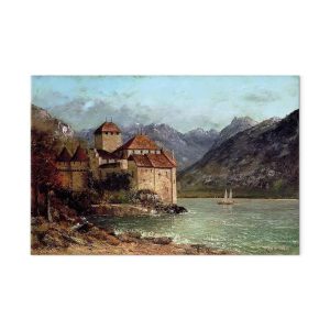 Tableau - Gustave Courbet -Chillon Castle