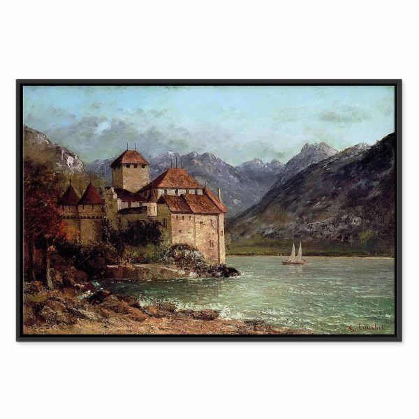 Tableau - Gustave Courbet -Chillon Castle