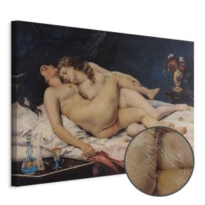 Tableau - Gustave Courbet – Sleeping