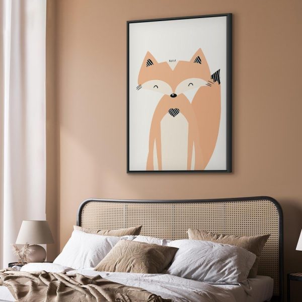 Tableau - Happy Fox (1 Part) Vertical