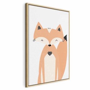 Tableau - Happy Fox (1 Part) Vertical