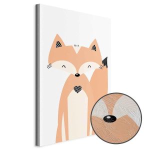 Tableau - Happy Fox (1 Part) Vertical