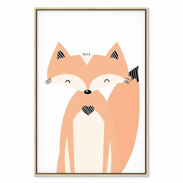 Tableau - Happy Fox (1 Part) Vertical
