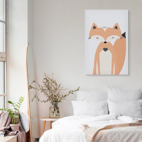 Tableau - Happy Fox (1 Part) Vertical