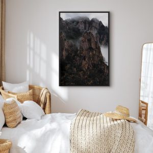 Tableau - Heart of Mountain Landscape (1-part) - Clouds Amid Rocks