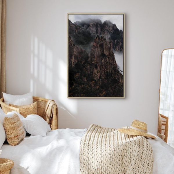 Tableau - Heart of Mountain Landscape (1-part) - Clouds Amid Rocks